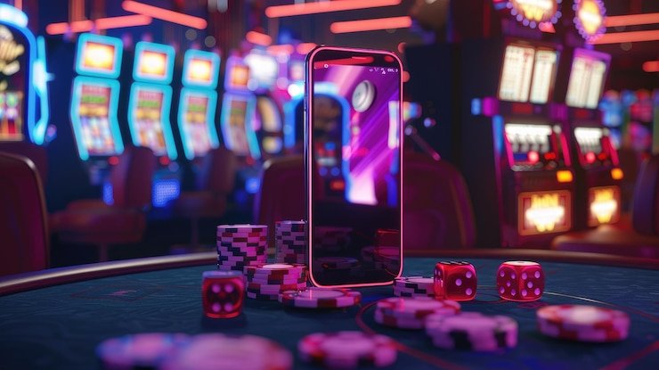 Pengguna membuka slot kupu-kupu di ponsel